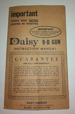 Name Description. . Daisy bb pistol manual